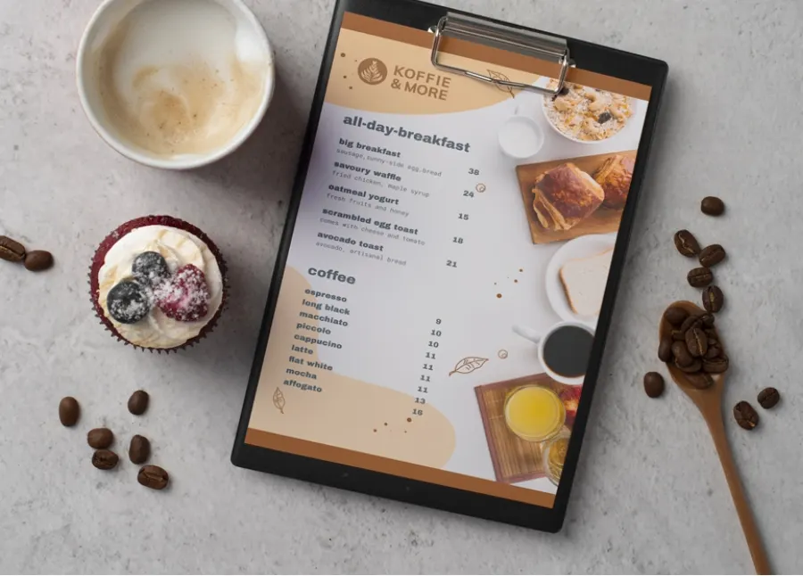 Design menu, O2O Creative