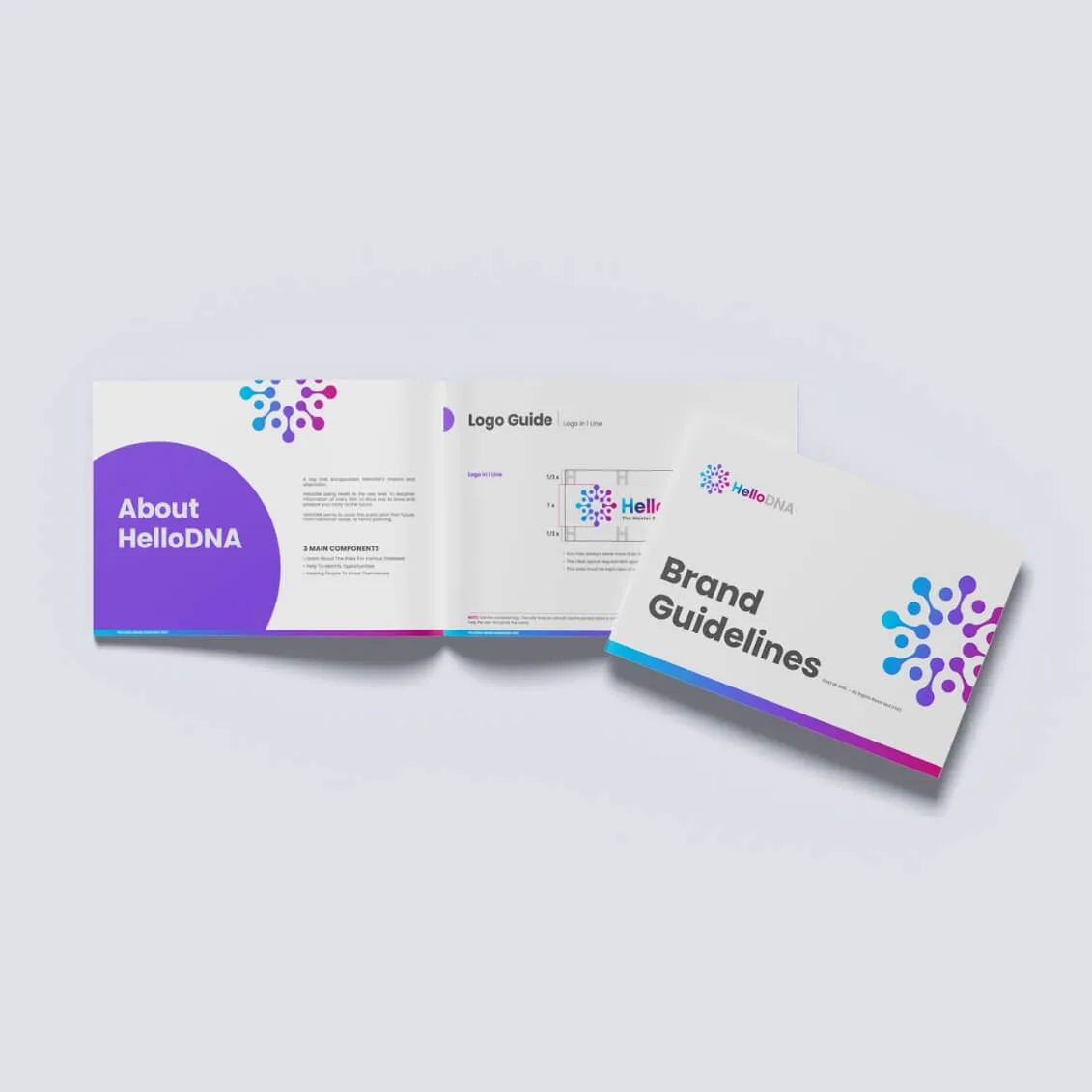 Hello DNA: Logo and brand guidelines for Hello DNA