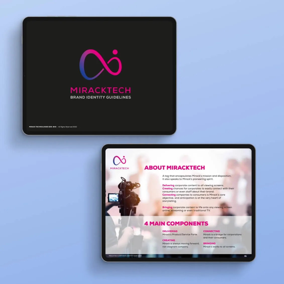 MirackTech: Logo and brand identity for MirackTech